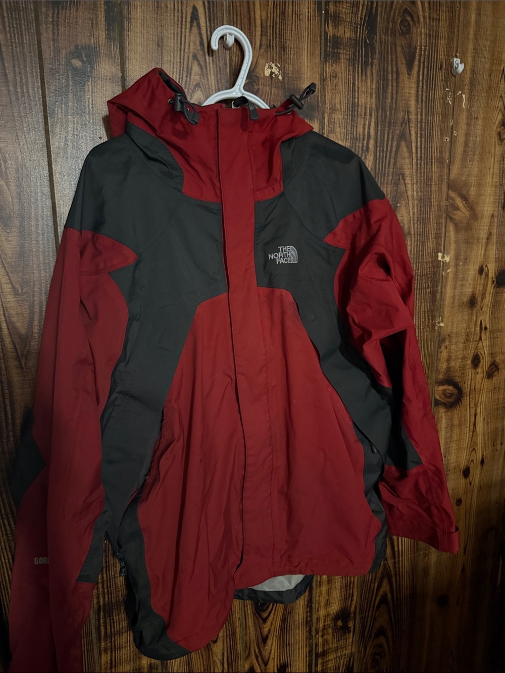 The North Face Men’s Summit Series Red and Dark Gray Jacket